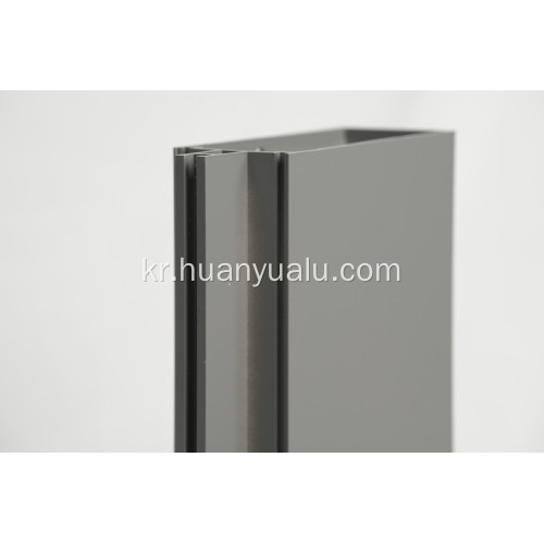 알루미늄 프로파일이있는 상업용 유리 패널 커튼 벽